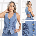 P3999 CHALECO INDIGO AZUL