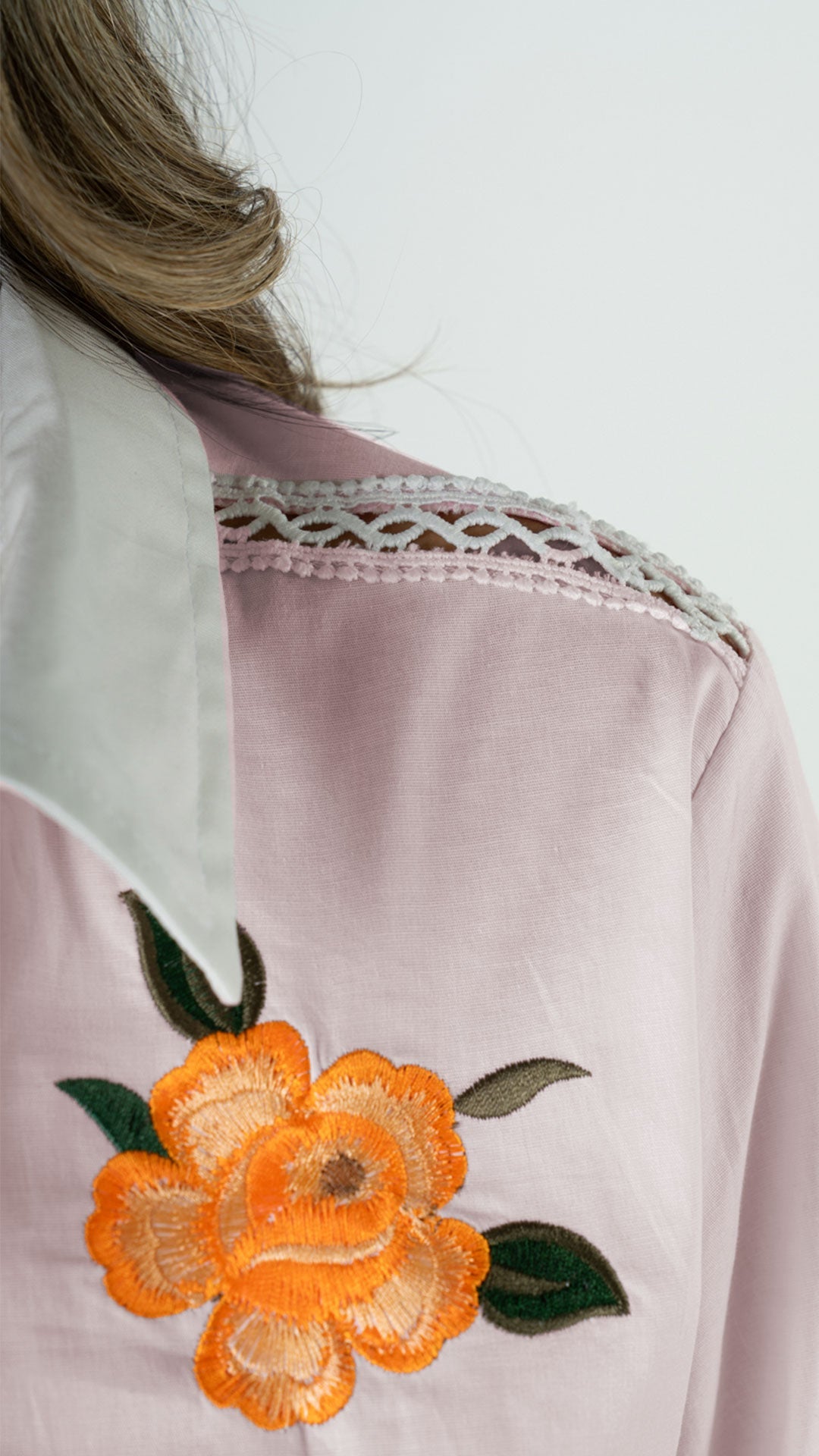 P3898 CAMISERA POPELINA ROSADO