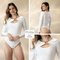 P4008 BODY LICRA DESTELLANTE MARFIL