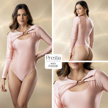 P4008 BODY LICRA DESTELLANTE PALO DE ROSA