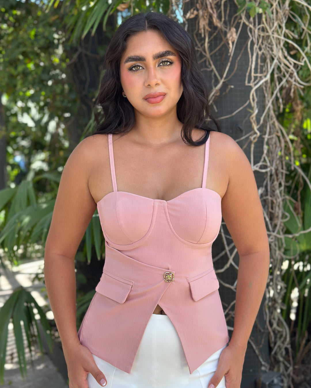 P4086 BLUSA BENGALINA ROSA