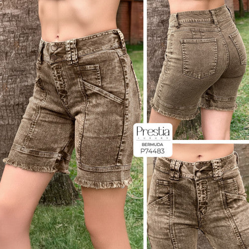 P74483 BERMUDA DRILL LICRADO MOKA