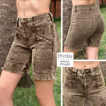 P74483 BERMUDA DRILL LICRADO MOKA