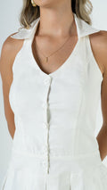 P74367 VESTIDO LINO MARFIL