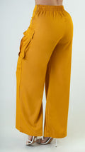 P74378 PANTALÓN TWILL SENSACION MOSTAZA