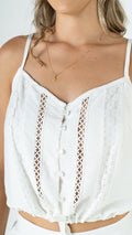 P74408 CONJUNTO LINO POLIESTER MARFIL