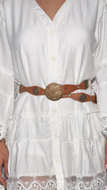 P74434 VESTIDO LINO MARFIL