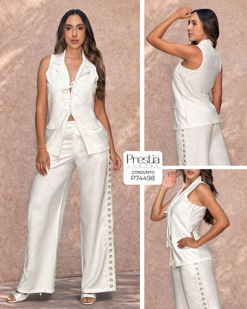 P74498 CONJUNTO FLOW MARFIL