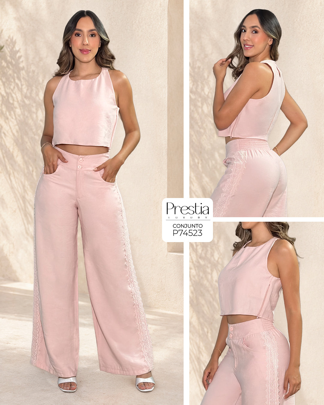 P74523 CONJUNTO FLOW PALO DE ROSA