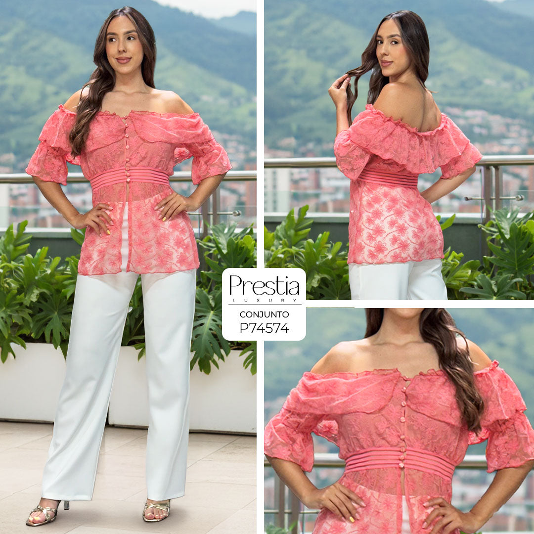 P74574 CONJUNTO NOCHES DE VIENA CORAL