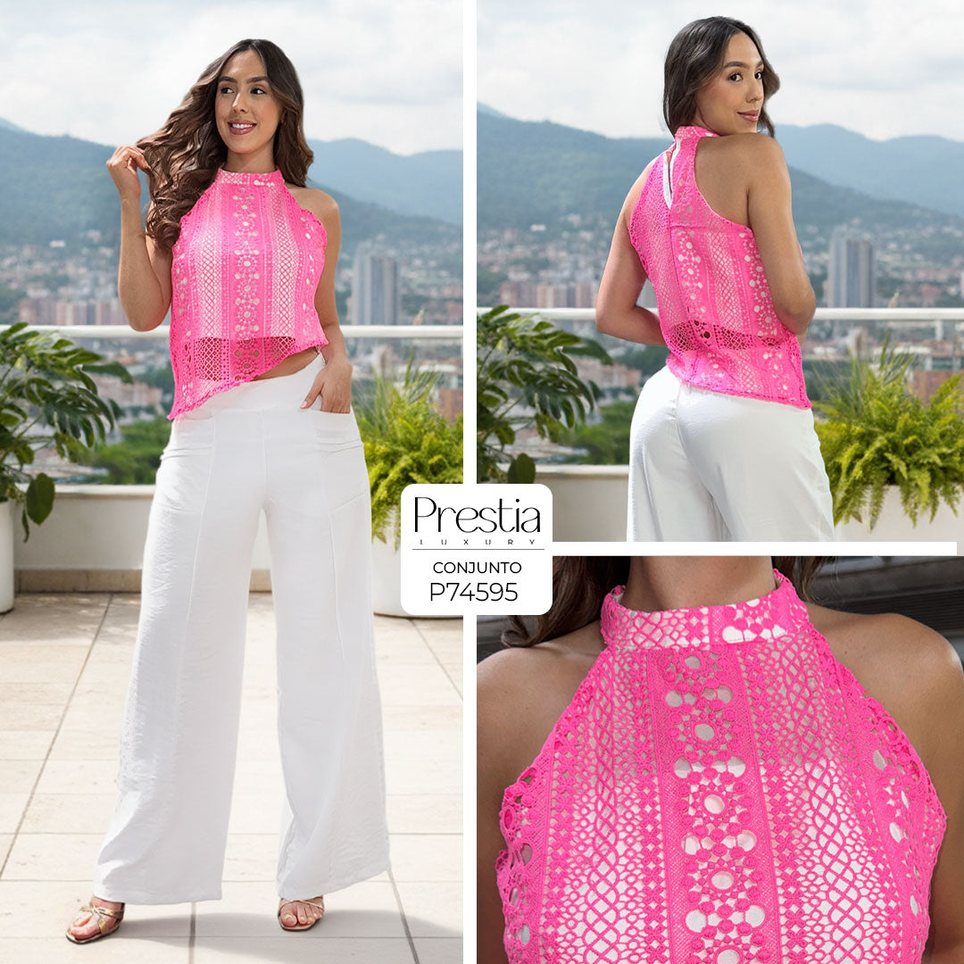 P74595 CONJUNTO FLOW FUCSIA