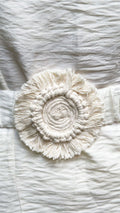 P74610 CONJUNTO MALLA BORDADA CREMA
