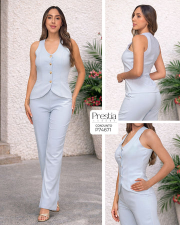 P74671 CONJUNTO NOCHES DE VIENA AZUL
