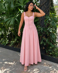 P74706 VESTIDO POPELINA ROSADO