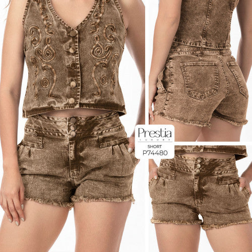 P74480 SHORT DRILL LICRADO MOKA