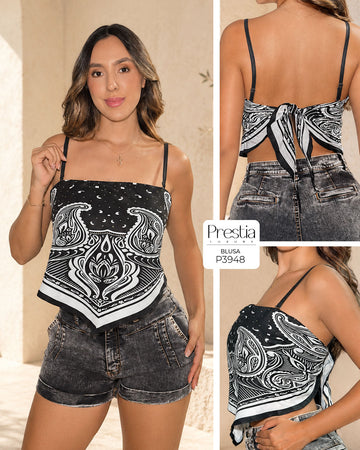 P3948 BLUSA AGATHA NEGRO