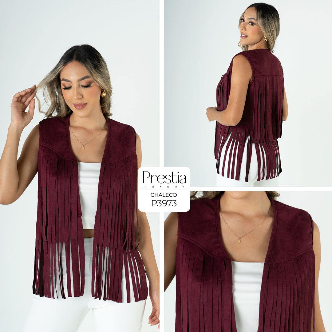 P3973 CHALECO SCUBA GAMUZADA VINOTINTO