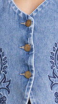 P3999 CHALECO INDIGO AZUL