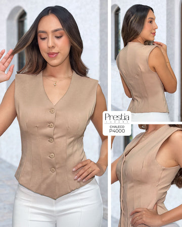 P4000 CHALECO PUNTIROMA CAMEL