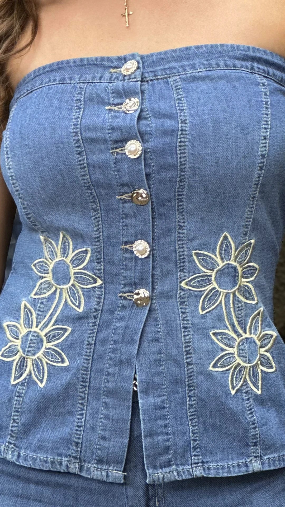 P4001 BLUSA INDIGO AZUL