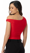 P4005 BLUSA MALLA ROJO