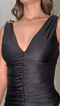 P4007 BODY LICRA DESTELLANTE NEGRO