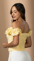 P4012 BLUSA POPELINA AMARILLO