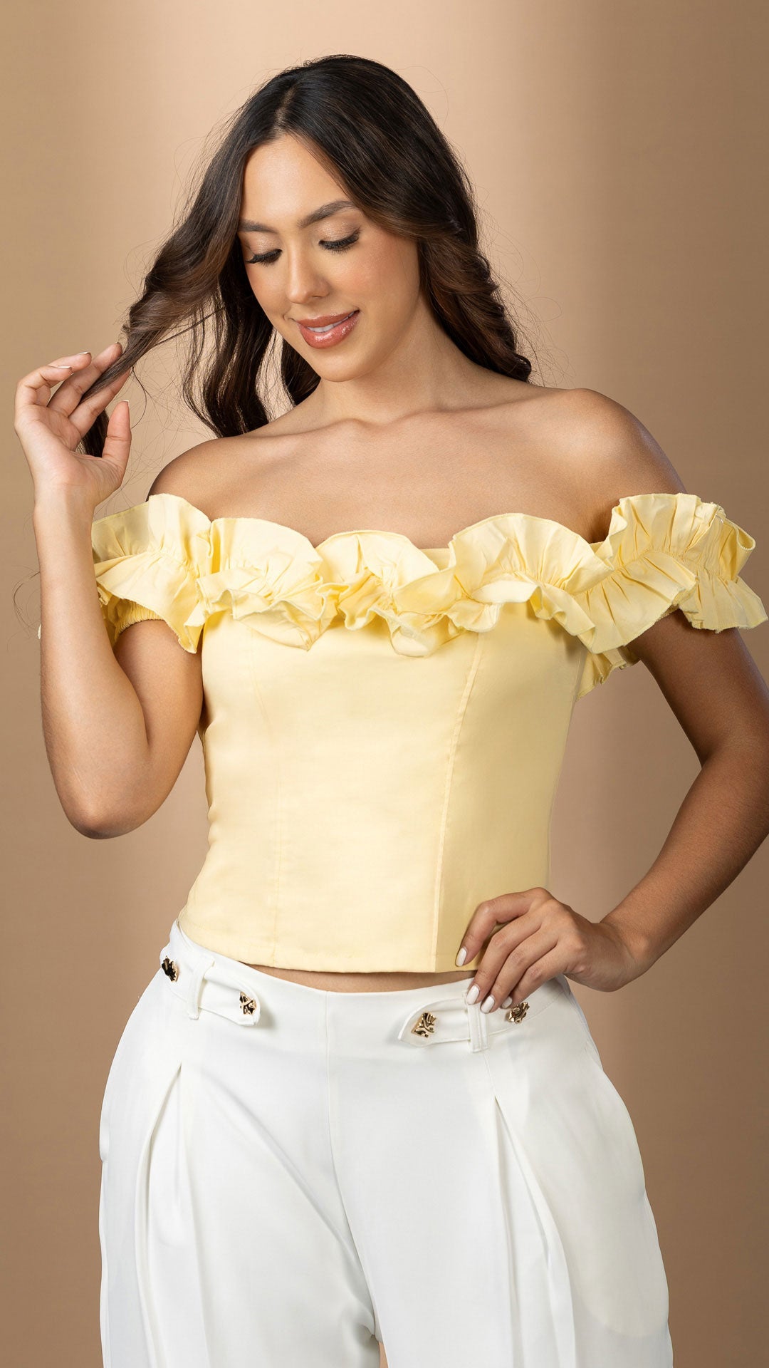 P4012 BLUSA POPELINA AMARILLO