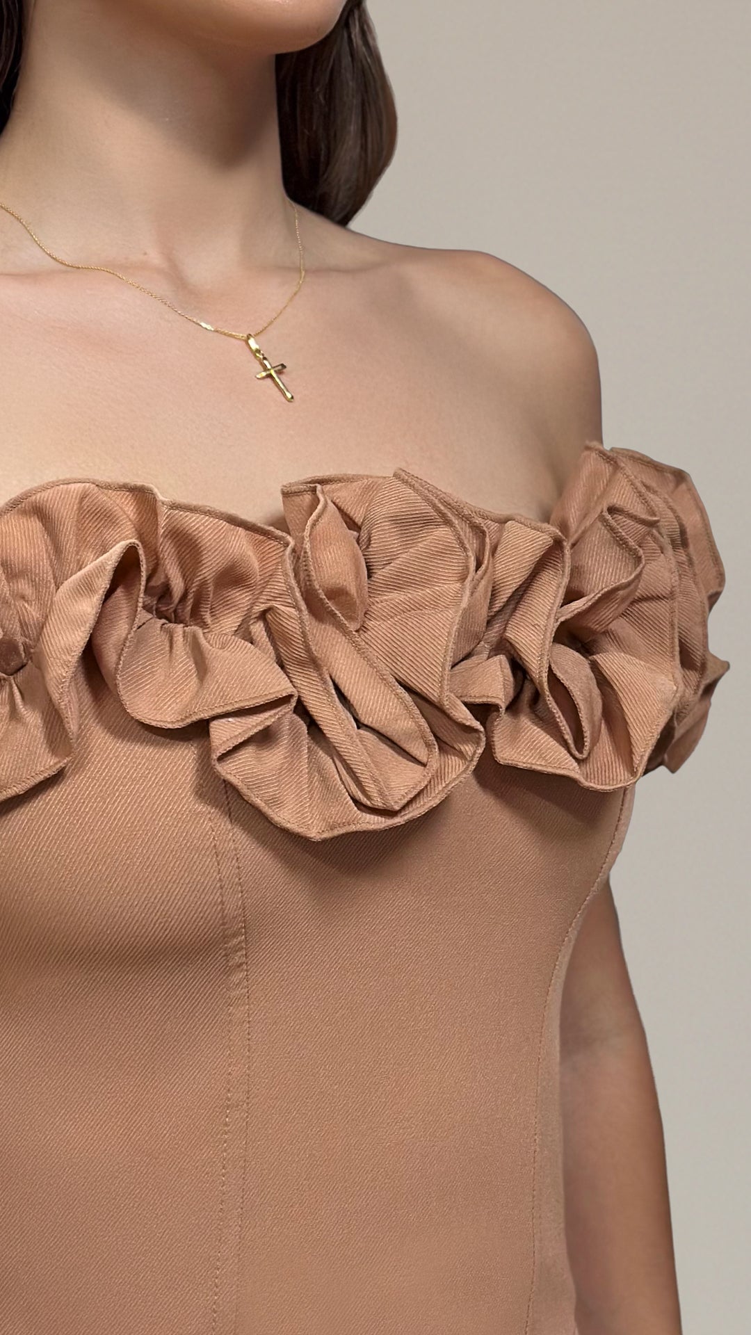 P4016 BLUSA CHALIS MOKA