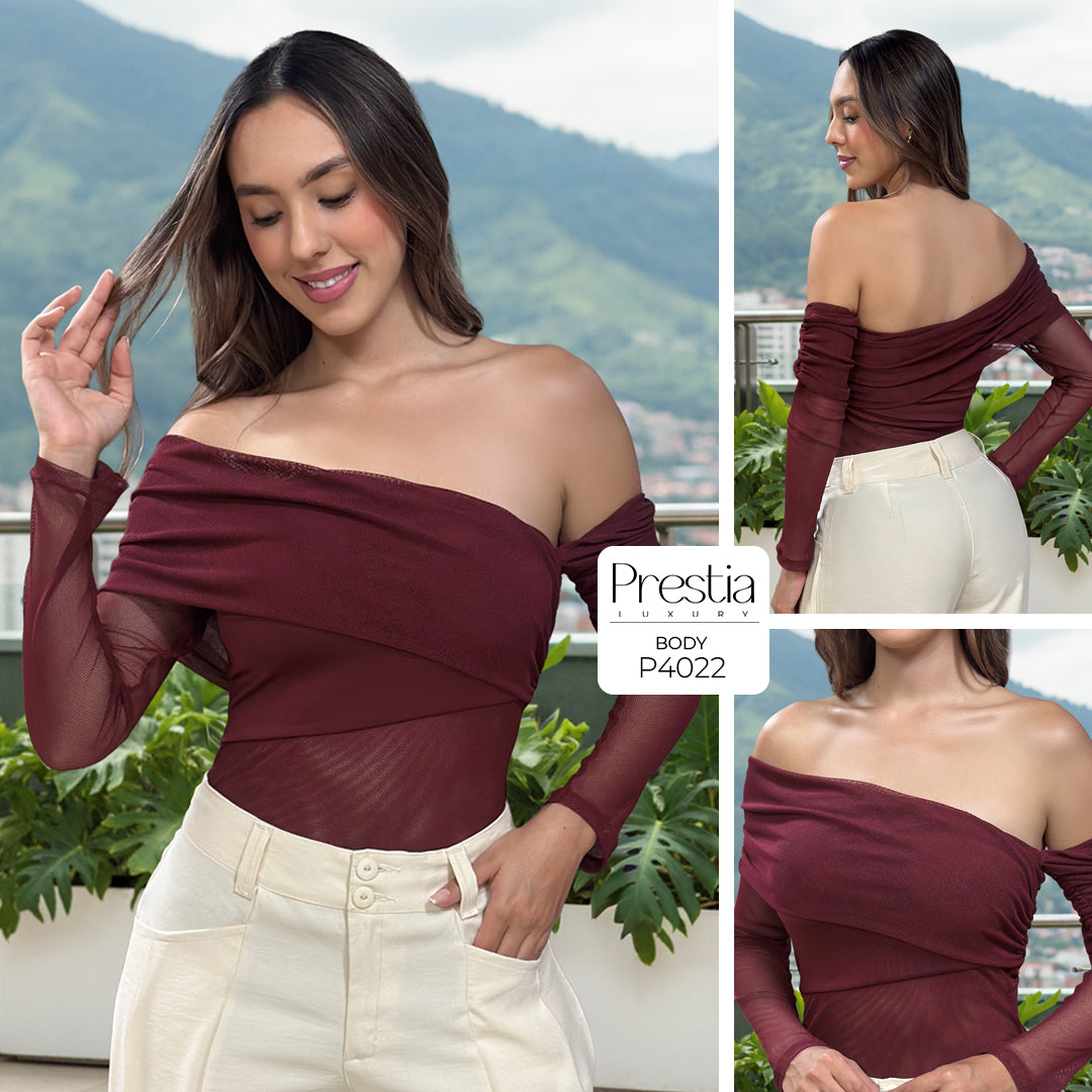 P4022 BODY MAYA TEX VINOTINTO