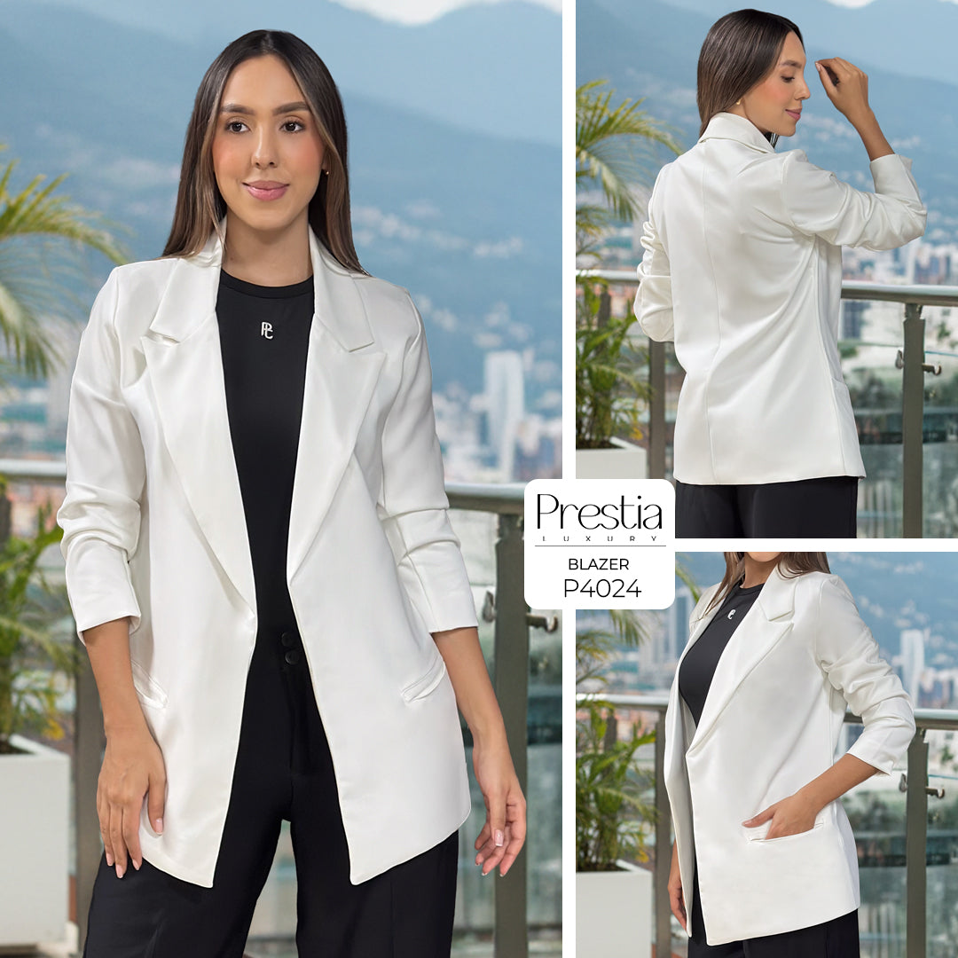 P4024 BLAZER NOCHE DE VIENA MARFIL