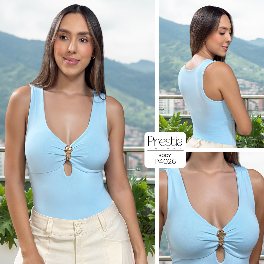 P4026 BODY POLIESTER AZUL BEBÉ