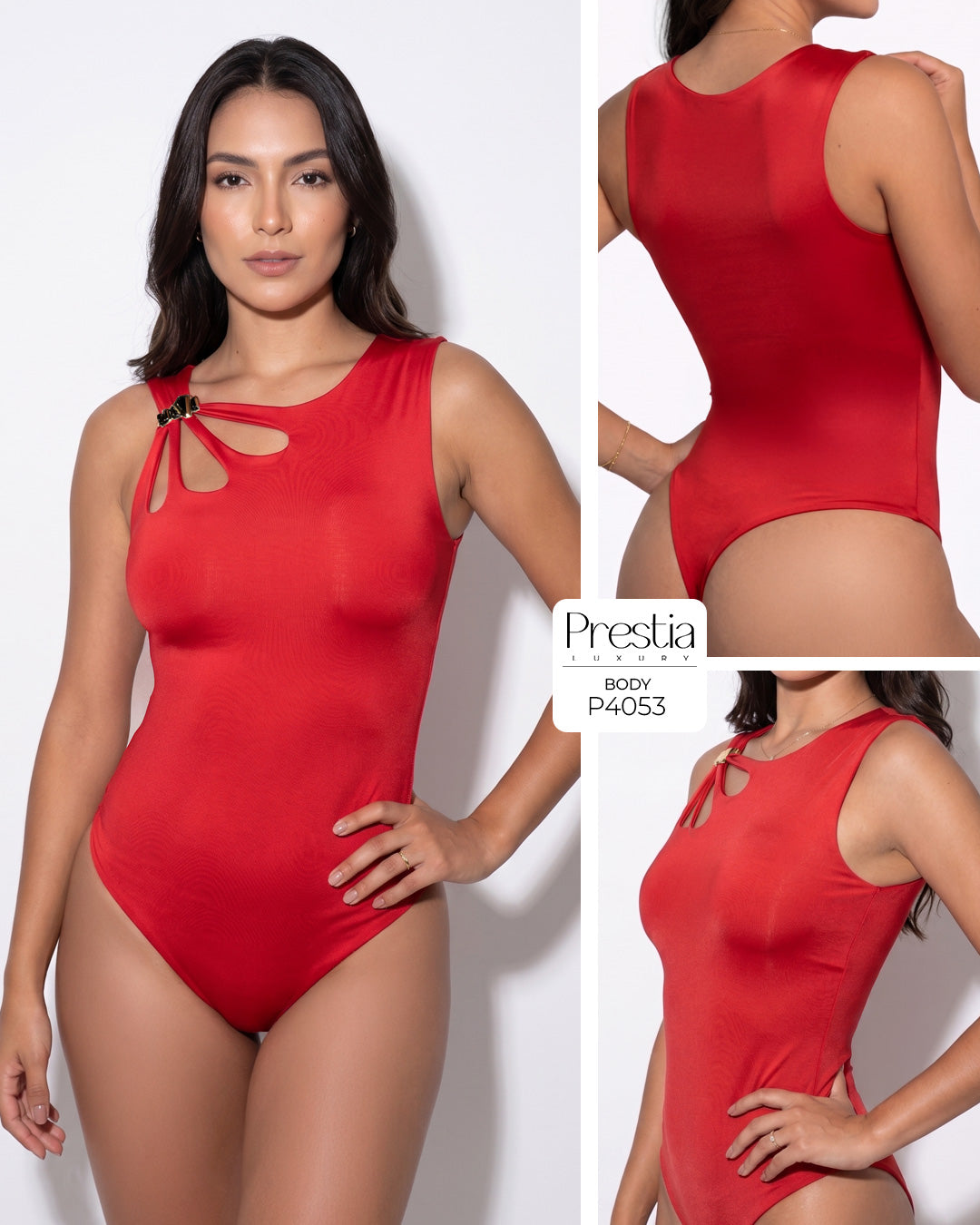 P4053 BODY POLILICRA ROJO