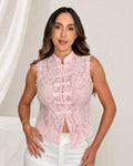 P4067 BLUSA BLONDA ROSADO
