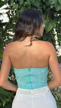 P4077 BLUSA MAYA BORDADA VERDE MENTA