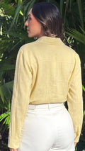 P4078 DUO CHAQUETA TOP FRESCURA AMARILLA