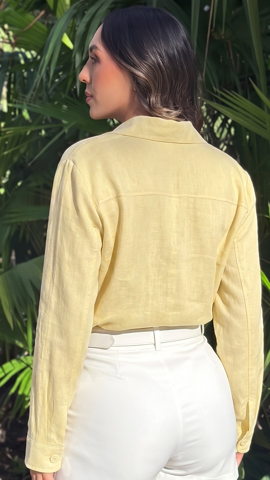 P4078 DUO CHAQUETA TOP FRESCURA AMARILLA