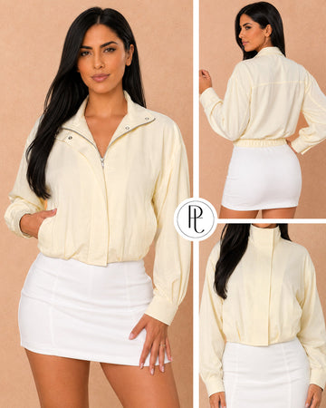 P4079 CHAQUETA PRISMA REAL AMARILLO