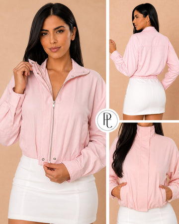 P4079 CHAQUETA PRISMA REAL ROSADO