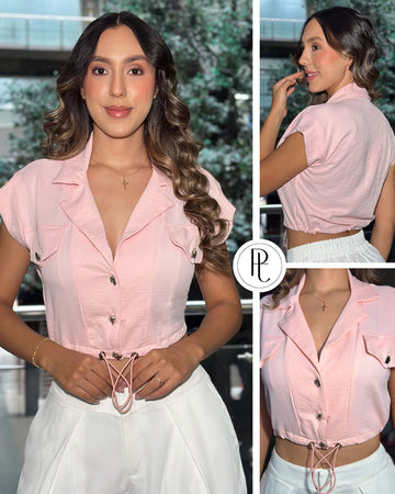 P4080 CHALECO PRISMA ROSADO