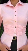 P4089 CAMISA POPELINA ROSADO