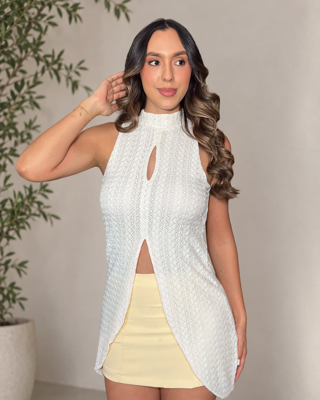 P4103 BLUSA MAYA MARFIL