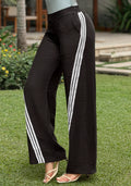 P74196 PANTALÓN LINO POLIESTER NEGRO