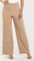 P74337 PANTALÓN NOCHE DE VIENA CAMEL OSCURO