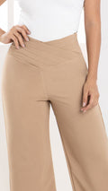 P74337 PANTALÓN NOCHE DE VIENA CAMEL OSCURO