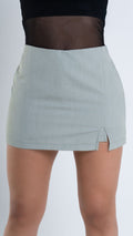 P74346 FALDA SHORT TOKIO VERDE OLIVA
