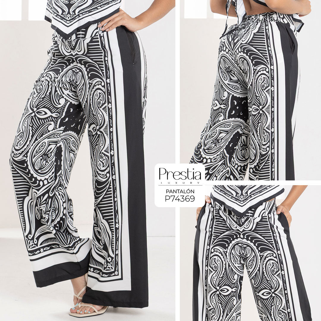 P74369 PANTALÓN AGATHA NEGRO