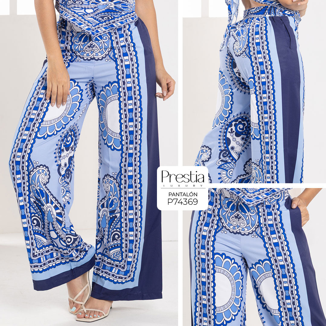 P74369 PANTALÓN AGATHA AZUL