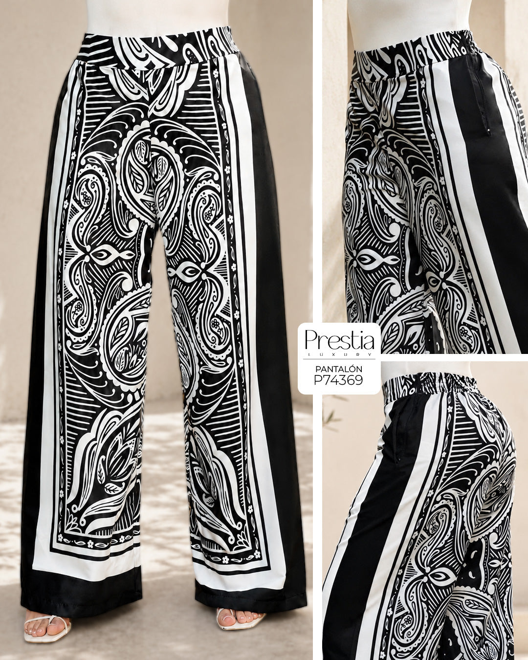 P74369 PANTALÓN AGATHA NEGRO