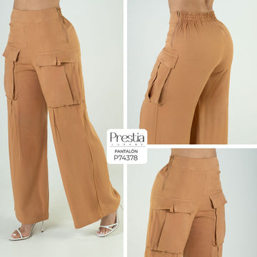 P74378 PANTALÓN TWILL SENSACION CAMEL